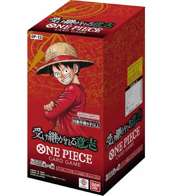 OP-13 Japanese One Piece Carrying His Will Booster Box